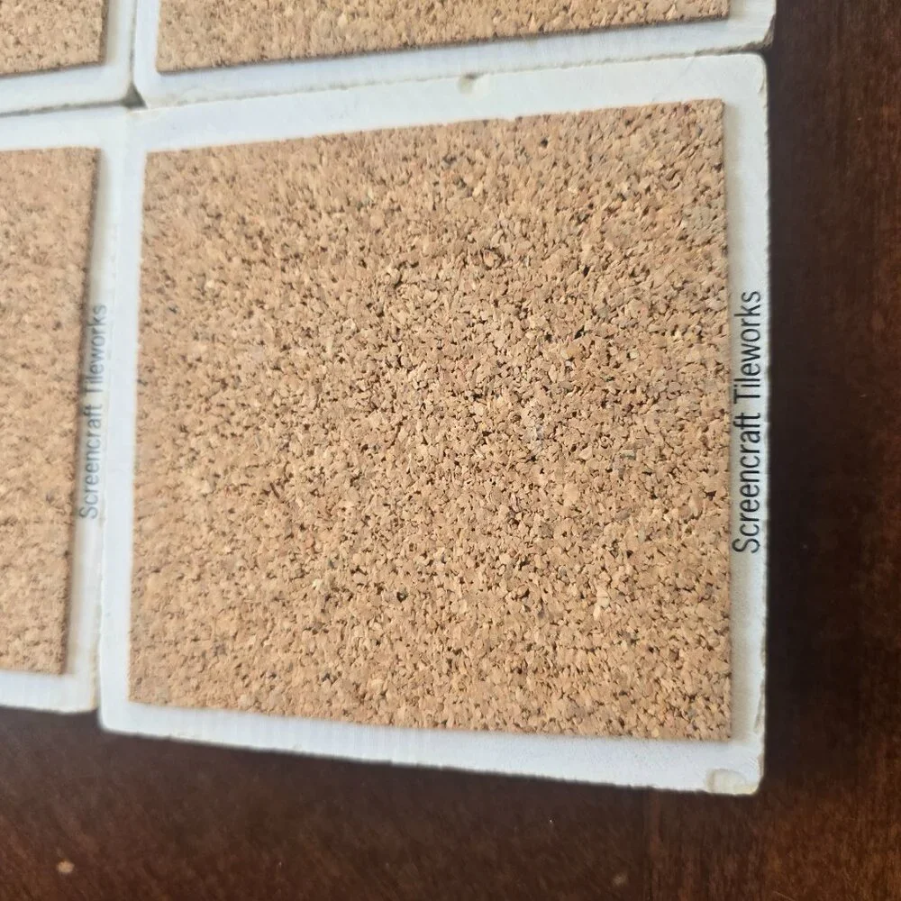 Screen Craft Tile Works Botticino Tumbled Marble Coaster of Alaska Anchorage.